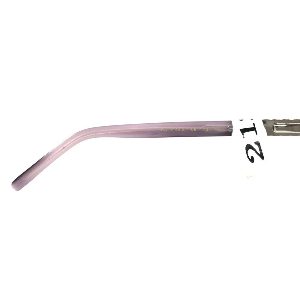 Elizabeth Arden Eyeglasses Frames EA1144-3 Purple Horn Silver 52-16-135